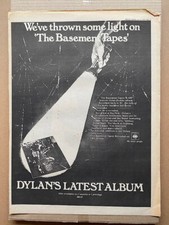 Bob dylan basement for sale  CHESTERFIELD
