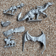 Lead figures dragon for sale  WOLVERHAMPTON