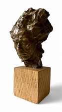 Vintage ALFREDO PINA BEETHOVEN busto escultura terracota bronzeado década de 1950 ITÁLIA comprar usado  Enviando para Brazil