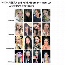Cartão fotográfico Aespa 3º mini álbum MEU MUNDO sorteio Everline Sm Store Withmuu comprar usado  Enviando para Brazil