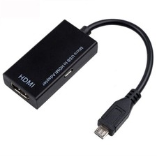 adattatore milioni micro - usb di hdmi cavo For Android Huawei Samsung, używany na sprzedaż  Wysyłka do Poland