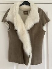 Real shearling gilet for sale  UK