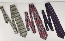 Lote de 3x Gravatas Masculinas de Seda Importadas - Latelier, Bill Blass, G Beene Lote de Gravata Vestido comprar usado  Enviando para Brazil