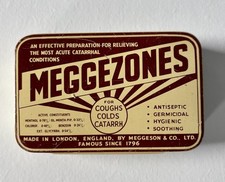 Vintage empty meggezones for sale  COLNE