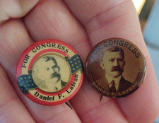 Antique campaign button for sale  Manchester