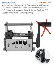 Máquina de decapagem de fio, furadeira/manual dois em um cabo faltando tira de fio comprar usado  Enviando para Brazil