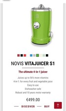 Novis vita juicer for sale  Stamford