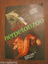 Depliant herpetonzoo milano usato  Milano