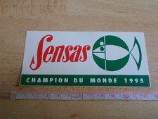 Autocollant pêche sensas d'occasion  Toulon-