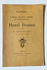 Catalogue henri boutet d'occasion  Tours-