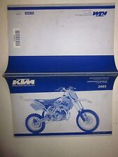 Ktm ersatzteilkatalog fahrgest usato  Boves