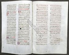Pagine antifonario manoscritte usato  Vimodrone