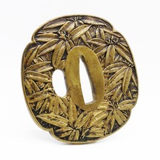 Tsuba bamboo grass d'occasion  Expédié en Belgium
