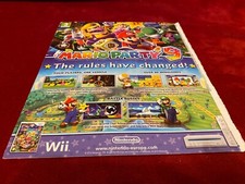 ANÚNCIO DE JOGO GAME5 11X8 NINTENDO WII - MARIO PARTY 9 comprar usado  Enviando para Brazil