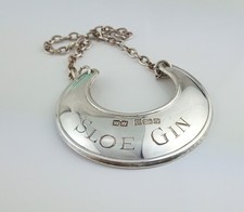 gin decanter label for sale  HULL