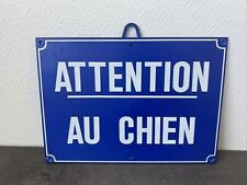 Plaque attention chien d'occasion  Aix-les-Bains
