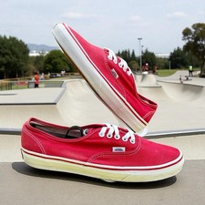 Vans authentic red for sale  WAREHAM