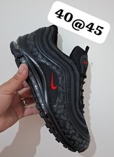 Nike Air Max 97 Black/Red/Multilogo Scarpe Uomo/Donna da Ginnastica, używany na sprzedaż  Wysyłka do Poland
