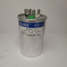 Capacitor de partida circular BOJACK 45+5 uF 45/5 MFD ±6% 370V/440VAC CBB65 dupla execução , usado comprar usado  Enviando para Brazil