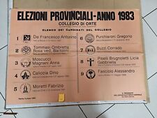 Manifesto viterbo elezioni usato  Viterbo