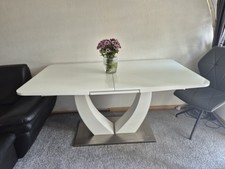 Ausziehbare esstisch weiß gebraucht kaufen  Erlangen