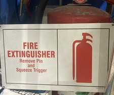 Used fire sign for sale  Rib Lake