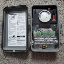 Temporizador mecânico GE 46536 resistente 24 horas caixa, usado comprar usado  Enviando para Brazil