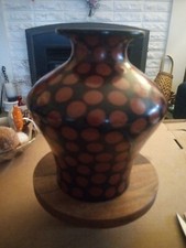 Artisanblackceramic vase alex for sale  Vancouver