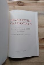 Chansonnier valdotain canzonie usato  Italia