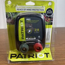 Cerca elétrica Patriot PE2 energizador jardim para animais de estimação 2 milhas 8 acres nova ENVIO RÁPIDO comprar usado  Enviando para Brazil
