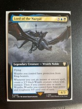 Magic The Gathering Senhor da Nazgul arte estendida O Senhor dos Anéis quase perfeito comprar usado  Enviando para Brazil