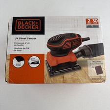 Usado, Lixadeira de folhas BLACK + DECKER BDEQS300 1/4 nova caixa aberta comprar usado Usado, Lixadeira de folhas BLACK + DECKER BDEQS300 1/4 nova caixa aberta comprar usado  Enviando para Brazil