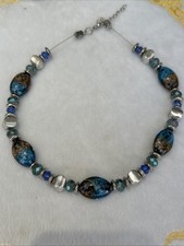 Glass beaded necklace for sale  WALTHAM ABBEY
