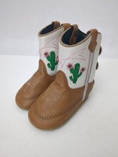 Botas de vaqueira Boot Barn Lil' criança bebê menina velho oeste marrom/cacto tamanho 3.0 comprar usado  Enviando para Brazil