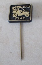 FIAT 1903 crachá pinos emblema carro alfinete lapela gravata tac hatpin 60 og preto vintage comprar usado  Enviando para Brazil