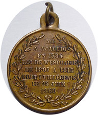 Médaille mort prince d'occasion  Provins