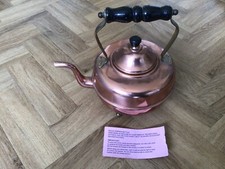 Solid copper kettle for sale  CAMBRIDGE