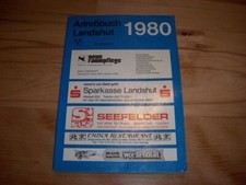 Adressbuch landshut 1980 gebraucht kaufen  Böchingen, Knöringen, Siebeldingen