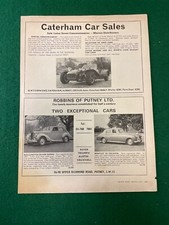 Caterham car sales for sale  BRISTOL