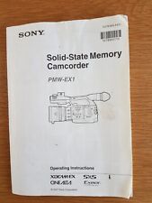 Sony pmw ex1 for sale  CROOK