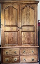 Solid wooden wardrobe for sale  WATFORD
