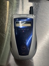 Telefone flip Motorola Nextel I95cl cor azul não testado como está com suporte comprar usado  Enviando para Brazil