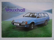 Vauxhall brochure 1979 for sale Vauxhall brochure 1979 for sale  BOURNEMOUTH
