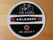 Kalkhoff aufkleber fahrrad gebraucht kaufen  Wiesloch