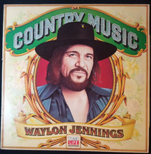 Waylon Jennings ‎– Country Music LP  Album  EX/EX comprar usado  Enviando para Brazil