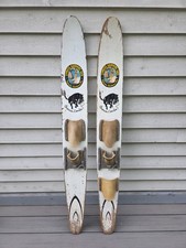 Vintage wooden waterskis for sale  Newport