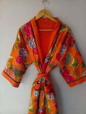 Chaqueta Kantha India Hecha a Mano, Chaqueta Kantha 100% Algodón, Bata de Baño de Algodón, segunda mano  Embacar hacia Mexico