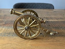 Vintage brass cannon for sale  PETERBOROUGH
