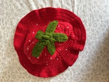 Crochet strawberry knit for sale  Bellefontaine