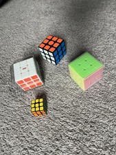 4 SPEEDCUBES (3x3s + Mini 3x3) comprar usado  Enviando para Brazil